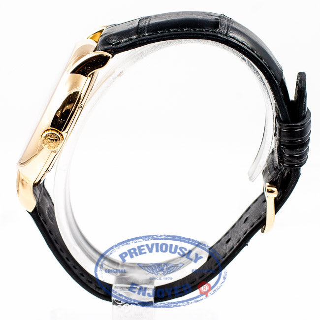 IWC Portofino 18K Rose Gold Black Dial Black Alligator Strap Watch IW353318 Luxury Watches Beverly Hills