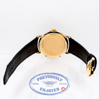 IWC Portofino 18K Rose Gold Black Dial Black Alligator Strap Watch IW353318 Luxury Watches Beverly Hills