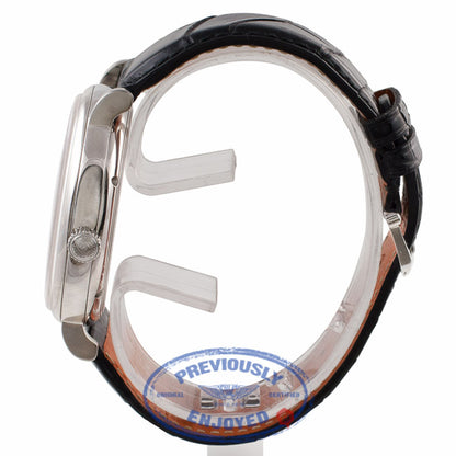 IWC Portofino 45MM Hand-Wound 8 Day Power Reserve Stainless Steel Blue Dial IW510106 KEUP7T - Beverly Hills Watch Company Watch Store