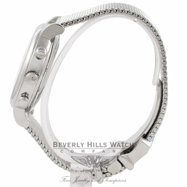 IWC Portofino Chronograph 42MM Stainless Steel Black Dial IW391016 R4G2M2 - Beverly Hills Watch Company Watch Store