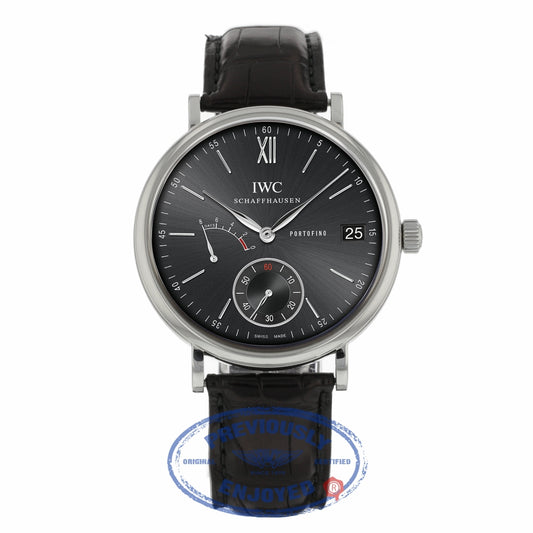 IWC Portofino Stainless Steel 45mm Alligator Strap IW510102 DU2VJZ - Beverly Hills Watch Company