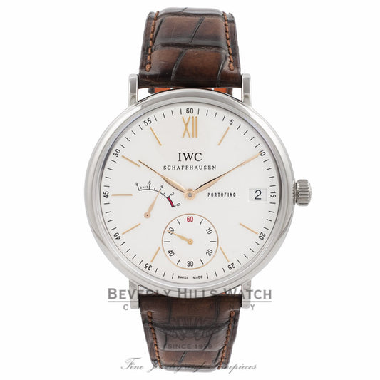 IWC Portofino Hand Wound Eight Days Silver Dial Roman Numeral IW510103 E8XX4M