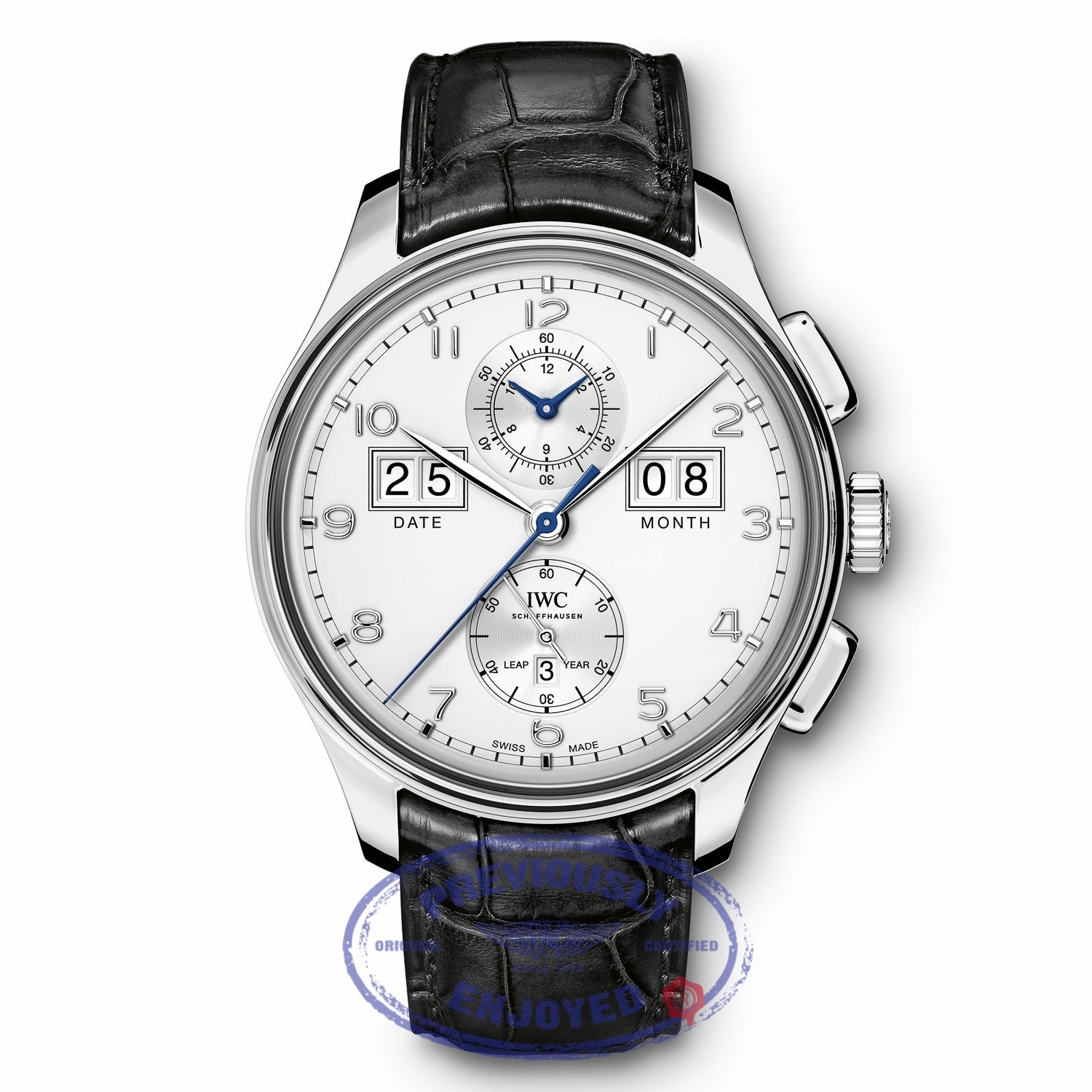 IWC 45mm Portugieser Perpetual Calendar Platinum Automatic IW397201 WDXJJ2 - Beverly Hills Watch
