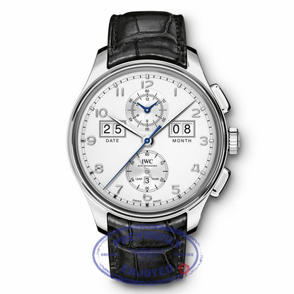 IWC 45mm Portugieser Perpetual Calendar Platinum Automatic IW397201 WDXJJ2 - Beverly Hills Watch