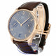 IWC Portugieser 18k Rose Gold Slate Dial 42MM Automatic Alligator Strap IW500702 ZLPL3A - Beverly Hills Watch Company