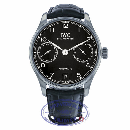  IWC Portugieser Stainless Steel "2nd Filmmaker Award, Zurich 2016" 42mm IW500703 3NVX1Y - Beverly Hills Watch Company