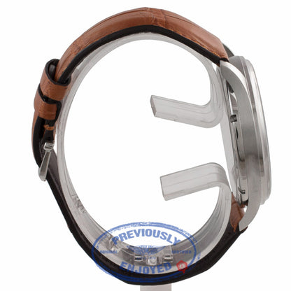 IWC Portugues F.A. Jones Stainless Steel 43mm White Dial Blue Markings IW5442-03 7VKRN6 - Beverly Hills Watch Company Watch Store