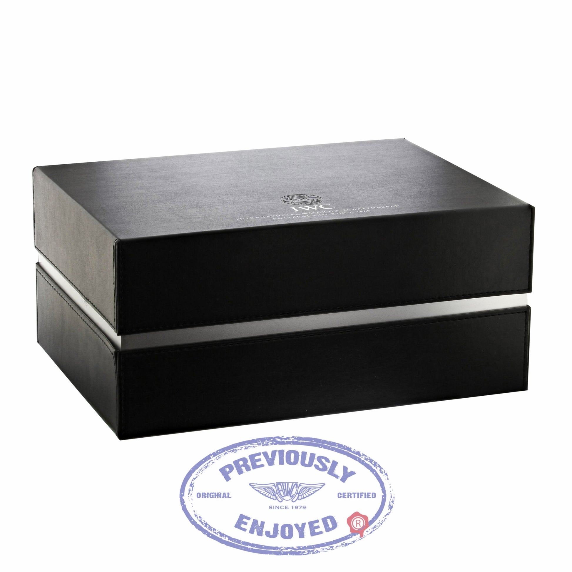 IWC Portuguese Perpetual Calendar Hemisphere Moonphase 44MM 18k White Gold Blue Dial Black Alligator Strap IW503203 LQWWQC - Beverly Hills Watch Company