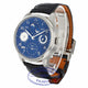 IWC Portuguese Perpetual Calendar Hemisphere Moonphase 44MM 18k White Gold Blue Dial Black Alligator Strap IW503203 LQWWQC - Beverly Hills Watch Company