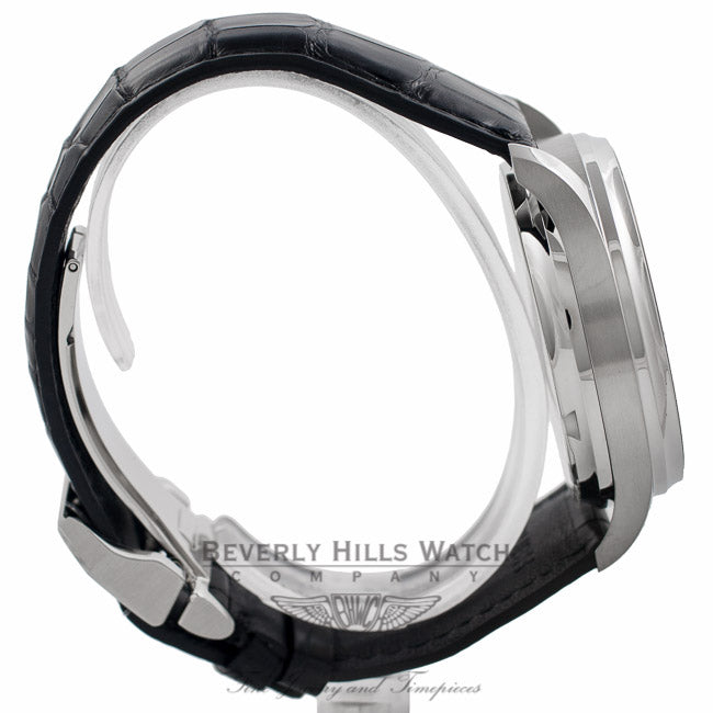 IWC Portuguese 42MM Automatic Stainless Steel Black Dial 7 Day Power Reserve IW500109 1KQWZF - Beverly Hills Watch Company Watch Store