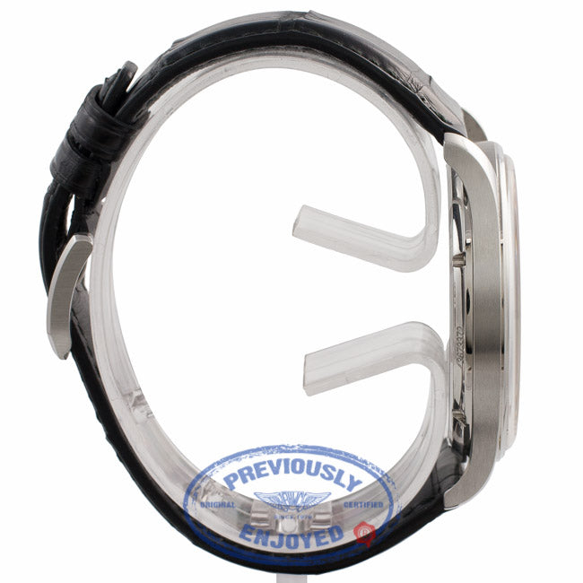 IWC Portuguese 44mm Stainless Steel Manual Wind Black Dial IW545407 U69K6R - Beverly Hills Watch Company Watch Store