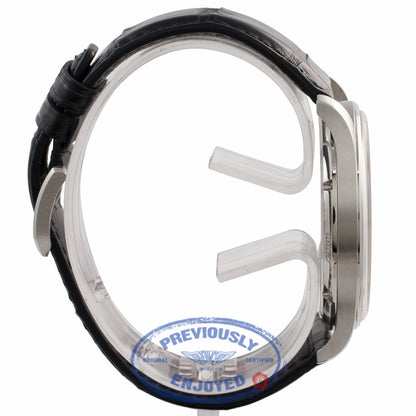 IWC Portuguese 44mm Stainless Steel Manual Wind Black Dial IW545407 U69K6R - Beverly Hills Watch Company Watch Store