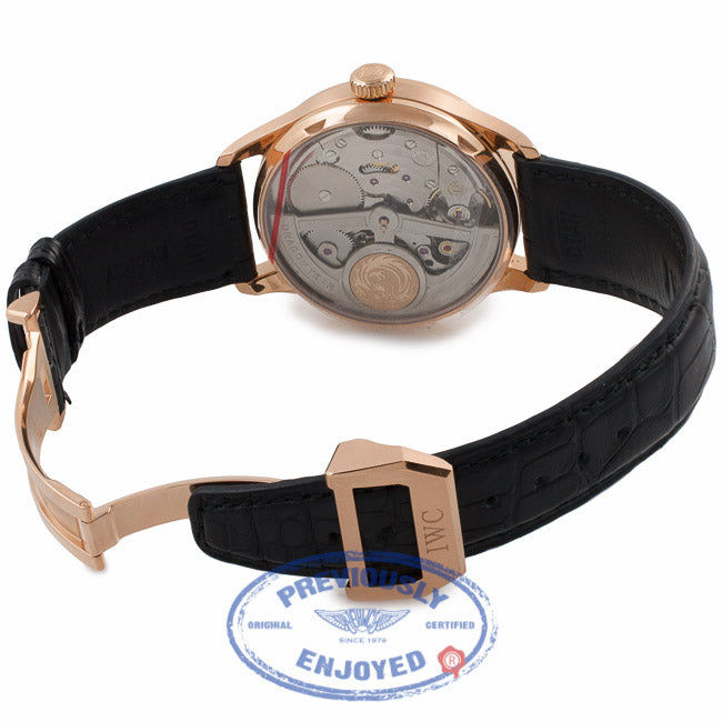 IWC Portuguese Chronograph 7 Day Power Reserve Slate Dial IW50012.25 UWXVLK - Beverly Hills Watch Company Watch Store
