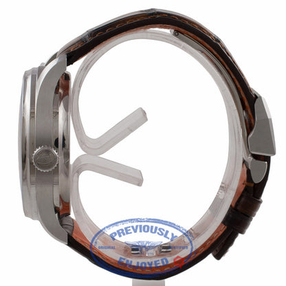 IWC Portuguese 7 Day Stainless Steel Silver Dial Rose Numerals IW500114 L6ZERP - Beverly Hills Watch Company Watch Store