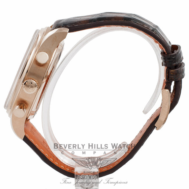 IWC Portuguese Chrono Classic 18K Rose Gold 42MM IW390402 2DMGHA - Beverly Hills Watch Company Watch Store