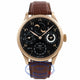 IWC Portuguese Perpetual Calendar Hemisphere Moonphase 44mm 18k Rose Gold Black Dial Brown Alligator Strap IW5201-03 P58HZ9 - Beverly Hills Watch Company Watch Store