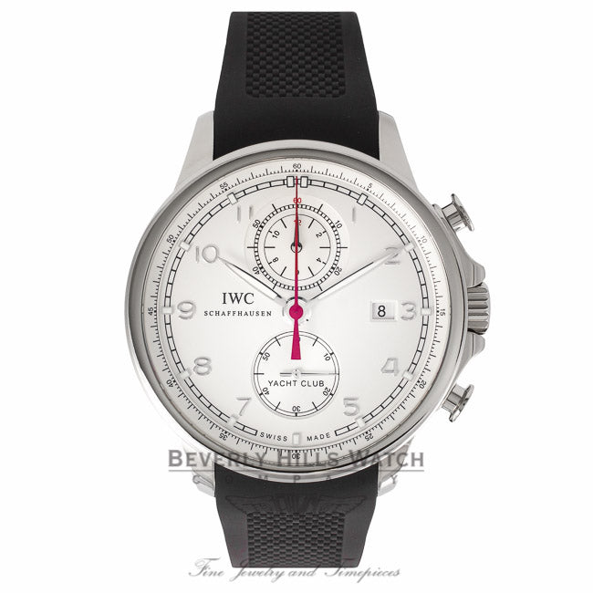 IWC Portuguese Yacht Club Chronograph 45MM Stainless Steel IW390211 1WBUVG - Beverly Hills Watch Company Watch Store