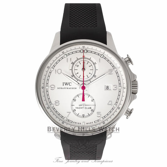 IWC Portuguese Yacht Club Chronograph 45MM Stainless Steel IW390211 1WBUVG - Beverly Hills Watch Company Watch Store