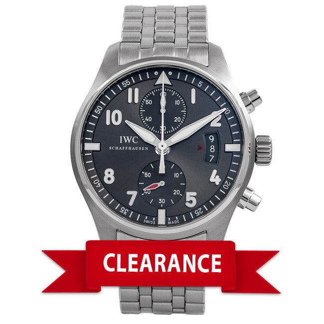 IWC Spitfire Pilot Chrono Ardose Dial 43MM IW387804 K3CEM3 - Beverly Hills Watch Company Watch Store