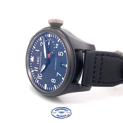 IWC Big Pilot Top Gun 48MM Black Ceramic 7 Day Power Reserve IW501901 98T4K6