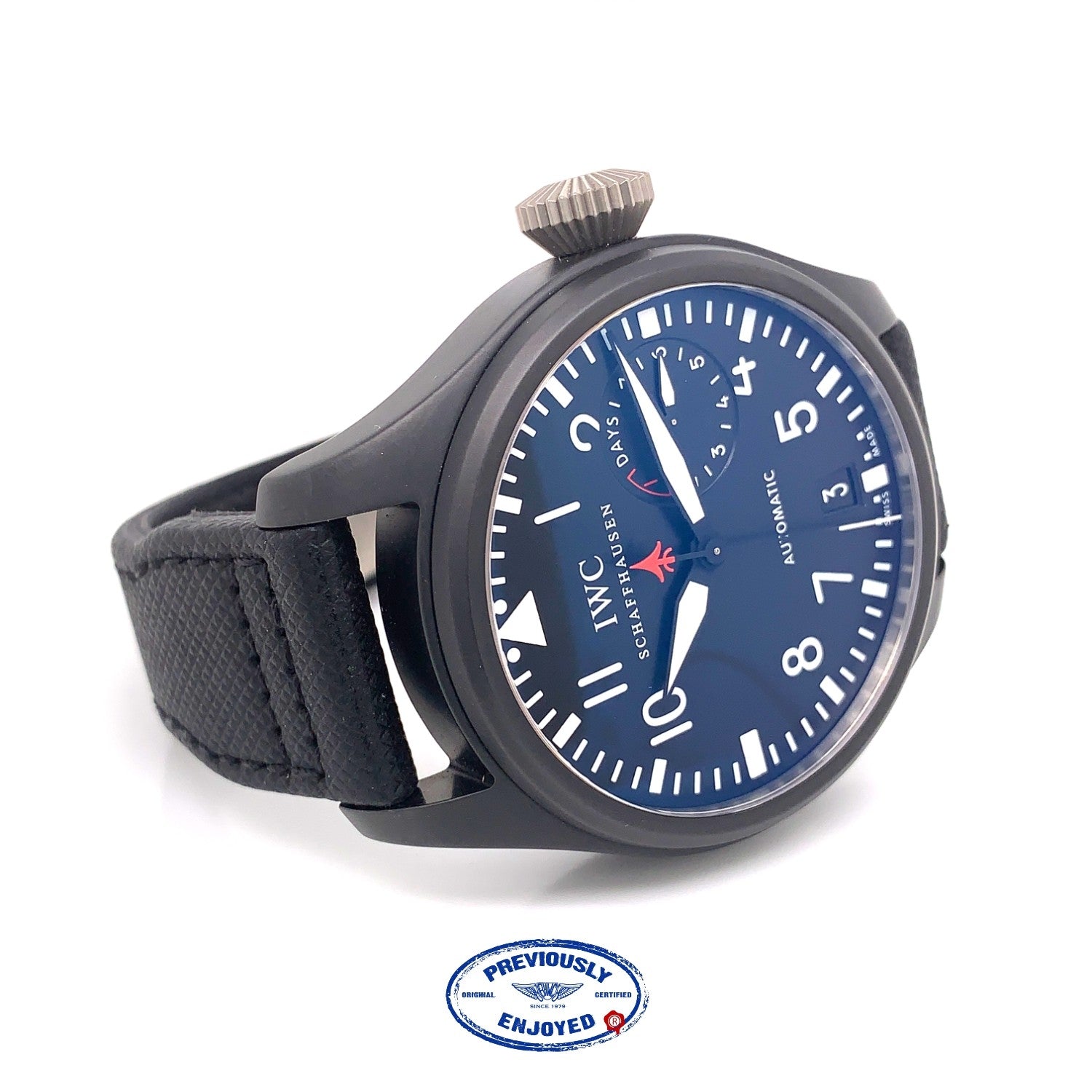 IWC Big Pilot Top Gun 48MM Black Ceramic 7 Day Power Reserve IW501901 98T4K6