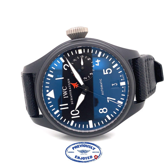 IWC Big Pilot Top Gun 48MM Black Ceramic 7 Day Power Reserve IW501901 98T4K6