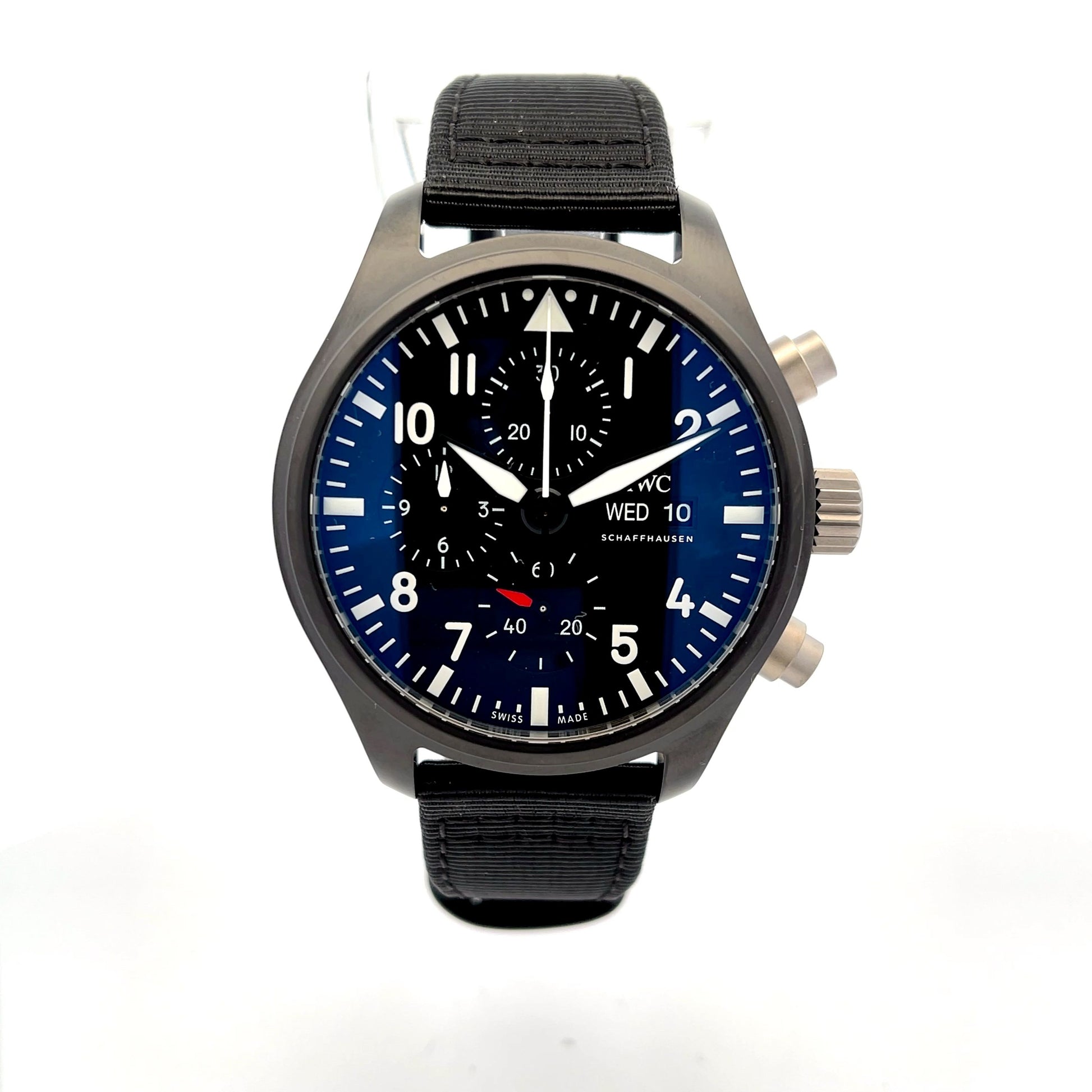 IWC Pilot Chronograph 44.5mm Top Gun Ceramic IW389101 - Beverly Hills Watch Company