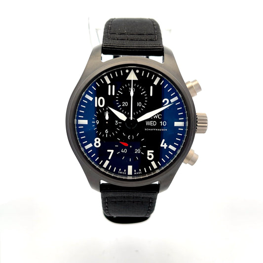 IWC Pilot Chronograph 44.5mm Top Gun Ceramic IW389101 - Beverly Hills Watch Company