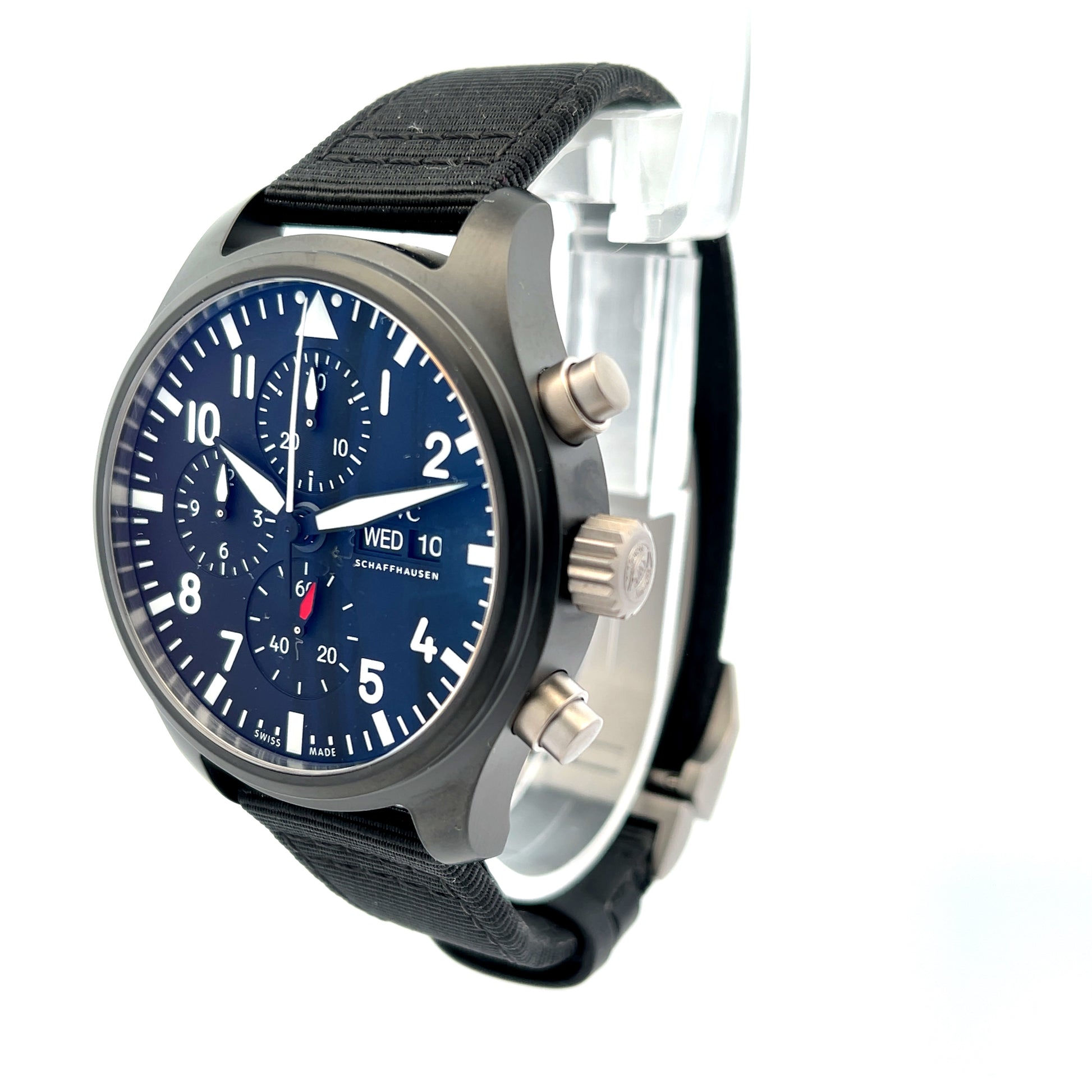 IWC Pilot Chronograph 44.5mm Top Gun Ceramic IW389101 - Beverly Hills Watch Company