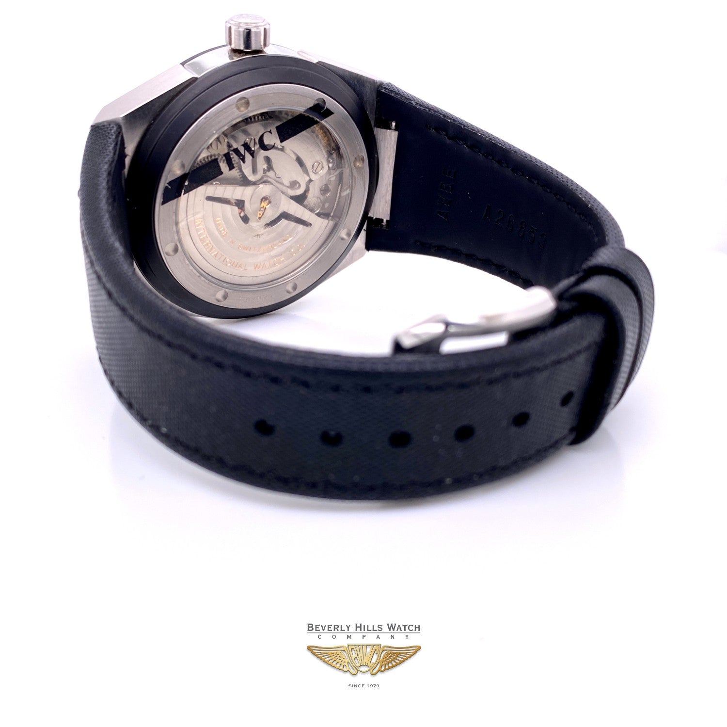 IWC Ingenieur 44mm Stainless Steel and Ceramic Bezel IW323401 J86CAN - Beverly Hills Watch Company