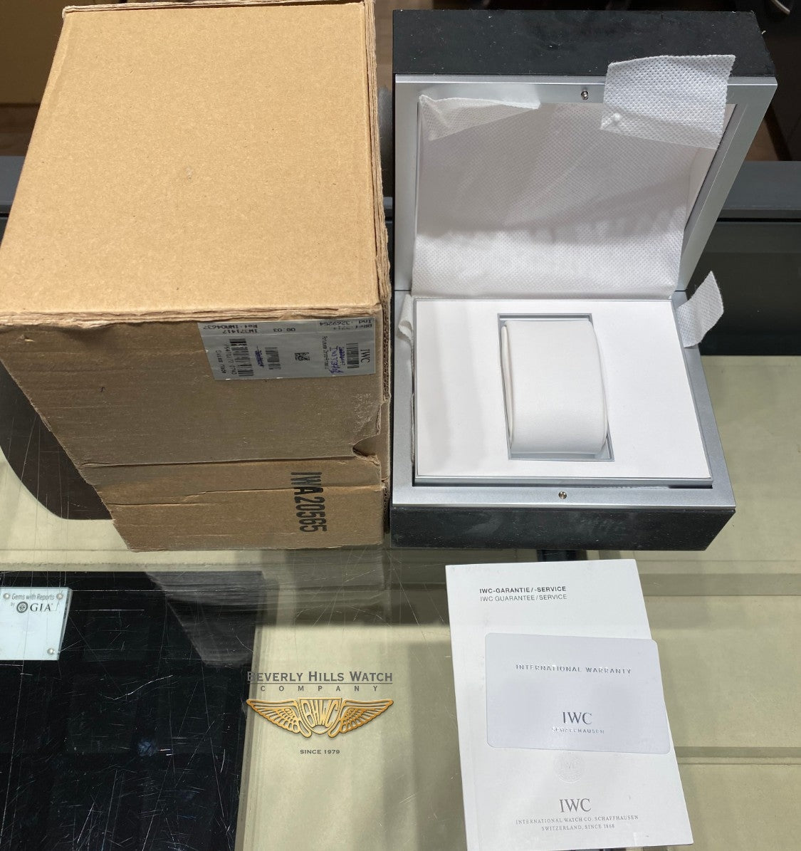 IWC Ingenieur 44mm Stainless Steel and Ceramic Bezel IW323401 J86CAN - Beverly Hills Watch Company