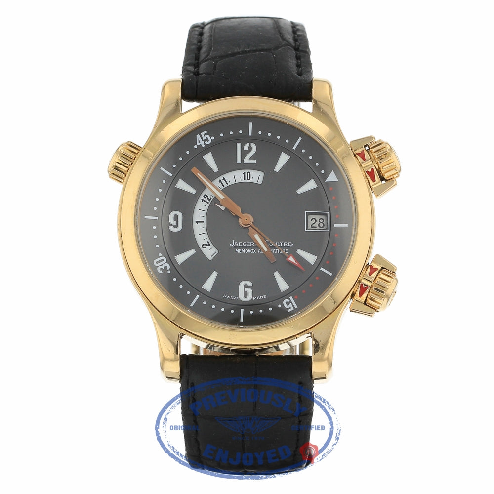 Jaeger Le Coultre Master Compressor Memovox Alarm 41mm 146.2.97 Y19DZD - Beverly Hills Watch