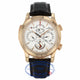 Jaeger LeCoultre Master Grand Reveil 18k Rose Gold Silver Dial Alligator Strap 163.24.2a 149.2.95 X1H4P9 - Beverly Hills Watch Company