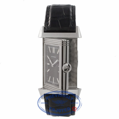 Jaeger Le Coultre Reverso Grande Ultra Thin Black Dial Leather Strap 1931 Q2788570 KBPW2T - Beverly Hills Watch Store