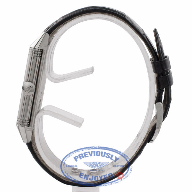 Jaeger Le Coultre Reverso Grande Ultra Thin Black Dial Leather Strap 1931 Q2788570 KBPW2T - Beverly Hills Watch Store