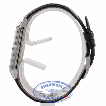 Jaeger Le Coultre Reverso Grande Ultra Thin Black Dial Leather Strap 1931 Q2788570 KBPW2T - Beverly Hills Watch Store