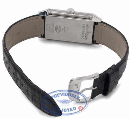 Jaeger Le Coultre Reverso Grande Ultra Thin Black Dial Leather Strap 1931 Q2788570 KBPW2T - Beverly Hills Watch Store