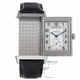 Jaeger Le Coultre Grande Reverso Duo Stainless Steel Black/ Silver Dial Black Alligator Strap Q3748421 UTNYN8 - Beverly Hills Watch Store