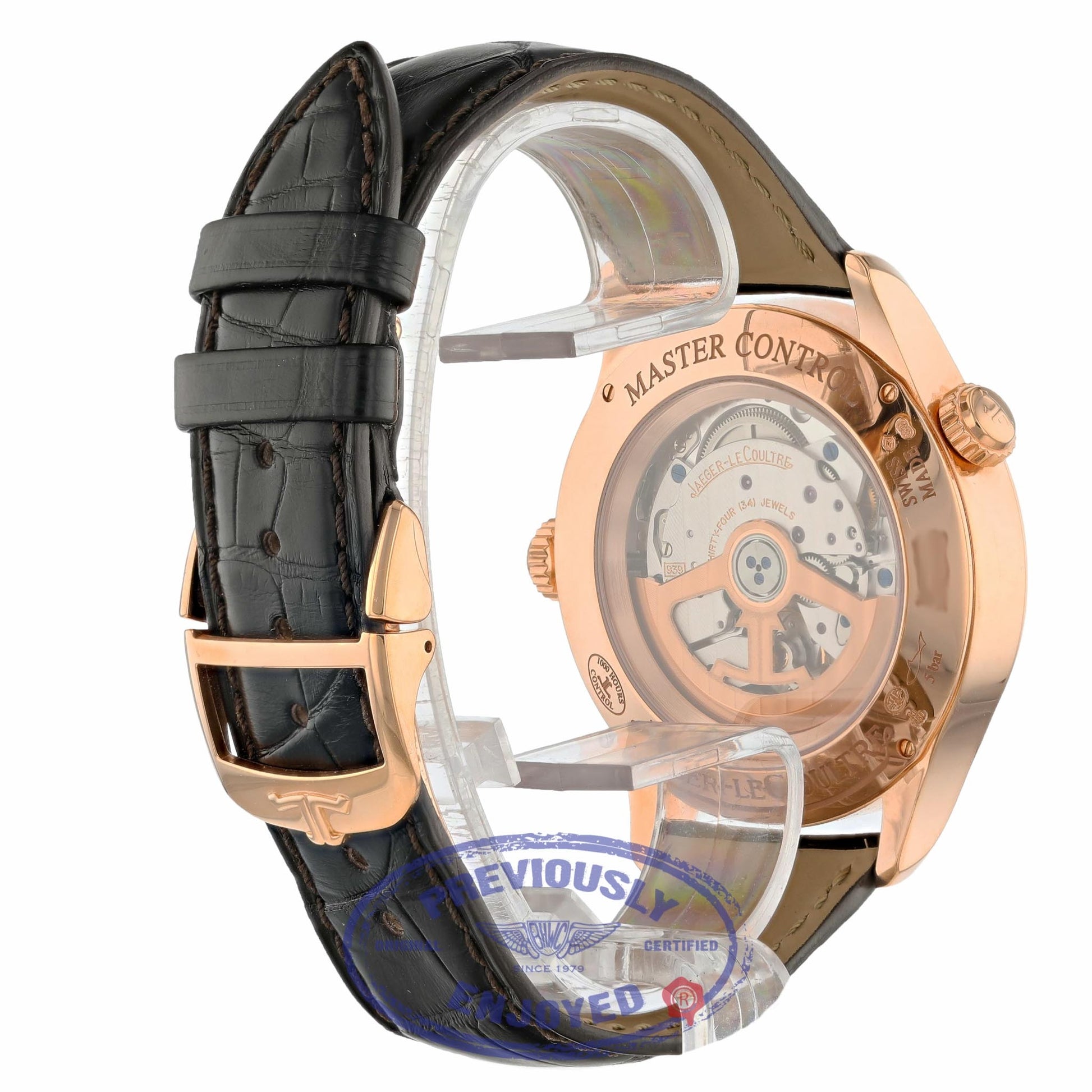 Jaeger LeCoultre Master Control Geographique 39mm Rose Gold Q1422521 1F2RDR - Beverly Hills Watch Company