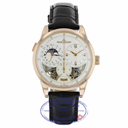 Jaeger-LeCoultre 42mm Rose Gold Duomètre Quantième Lunaire 6042422 HPHN4X - Beverly Hills Watch