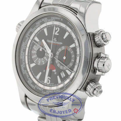 Jaeger LeCoultre Compressor Extreme World Chronograph Stainless Steel Bracelet 1768170 C76Z6F - Beverly Hills Watch Company