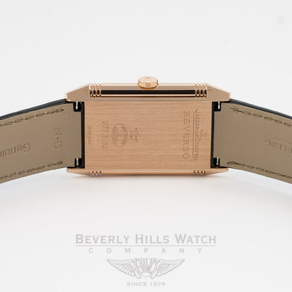 Jaeger LeCoultre Grande Reverso Ultra-Thin Manual Wind Leather Strap Watch 278.25.20 Beverly Hills Watch Company Watch Store