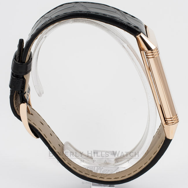 Jaeger LeCoultre Grande Reverso Ultra-Thin Manual Wind Leather Strap Watch 278.25.20 Beverly Hills Watch Company Watch Store