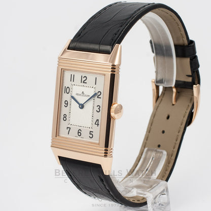 Jaeger LeCoultre Grande Reverso Ultra-Thin Manual Wind Leather Strap Watch 278.25.20 Beverly Hills Watch Company Watch Store