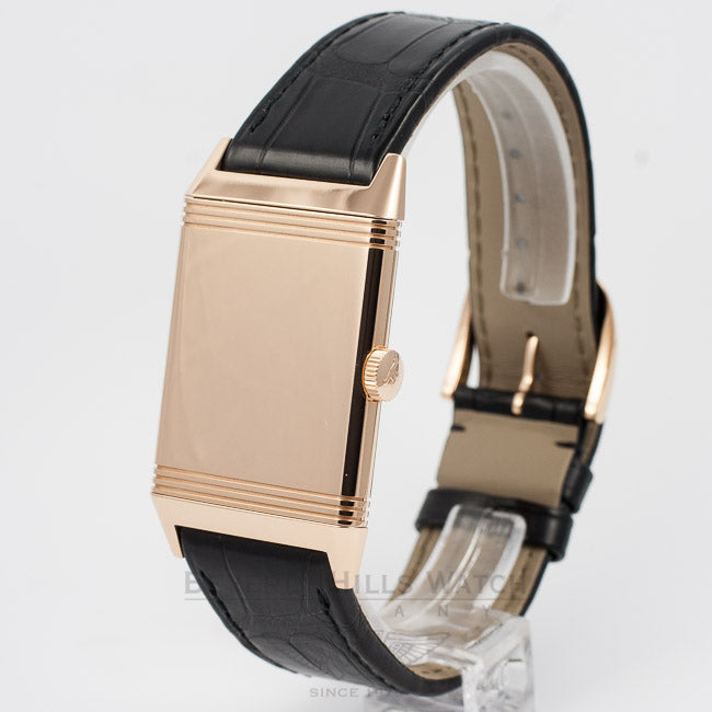 Jaeger LeCoultre Grande Reverso Ultra-Thin Manual Wind Leather Strap Watch 278.25.20 Beverly Hills Watch Company Watch Store