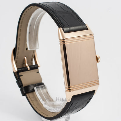 Jaeger LeCoultre Grande Reverso Ultra-Thin Manual Wind Leather Strap Watch 278.25.20 Beverly Hills Watch Company Watch Store