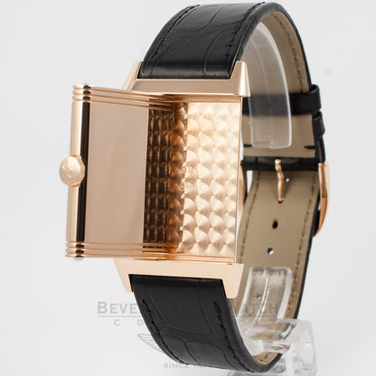Jaeger LeCoultre Grande Reverso Ultra-Thin Manual Wind Leather Strap Watch 278.25.20 Beverly Hills Watch Company Watch Store