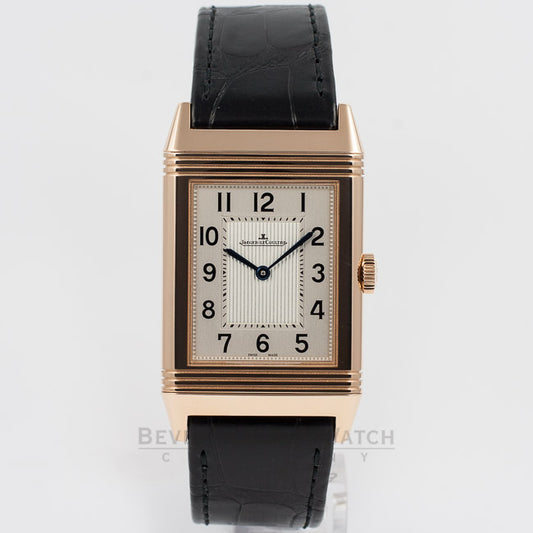 Jaeger LeCoultre Grande Reverso Ultra-Thin Manual Wind Leather Strap Watch 278.25.20 Beverly Hills Watch Company Watch Store