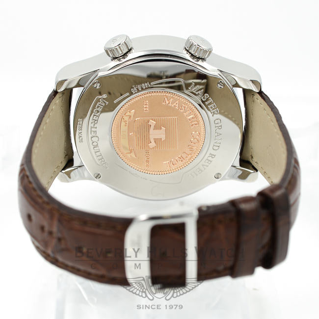 Jaeger LeCoultre Watch Master Grande Reveil Perpetual Calendar Moonphase Alarm 163.84.2a Beverly Hills Watch Company Watches