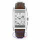Jaeger LeCoultre Reverso Grande GMT Reserve Stainless Steel Alligator Strap Manual Wind 240.8.818 YXVY8Q - Beverly Hills Watch